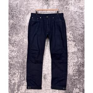 3sixteen Jeans 34 x 32 Mens Classic Tapered Raw Overdye Selvedge Japanese Denim